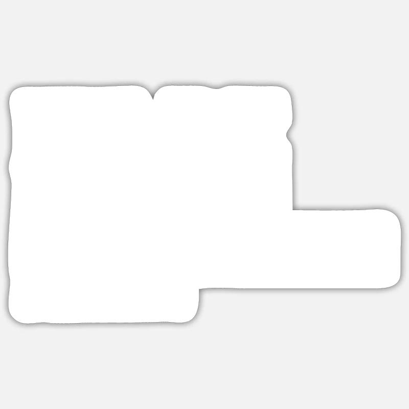 Cadeau pour Hilde - Sticker taille S (10 x 10 cm) - blanc mat
