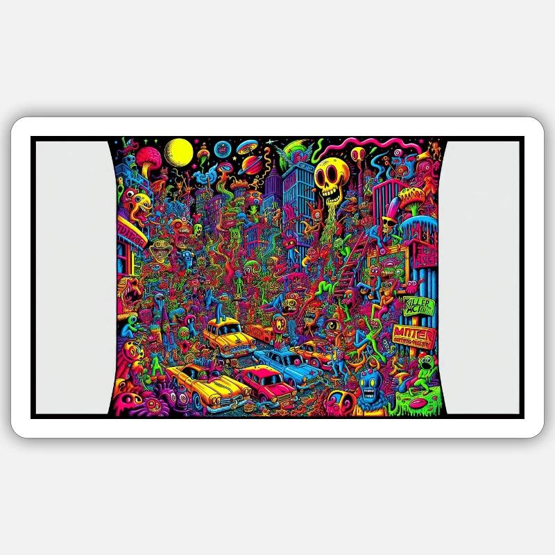 Sticker taille S (10 x 10 cm) - 