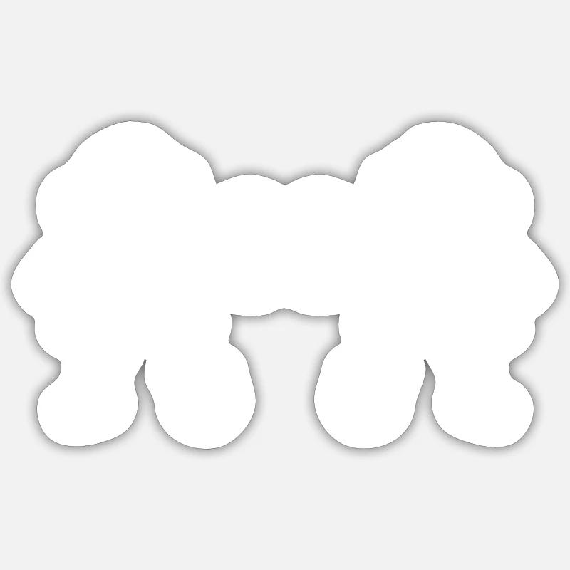 Soccer Monkey Beer - Sticker size S (10 x 10 cm) - white matte