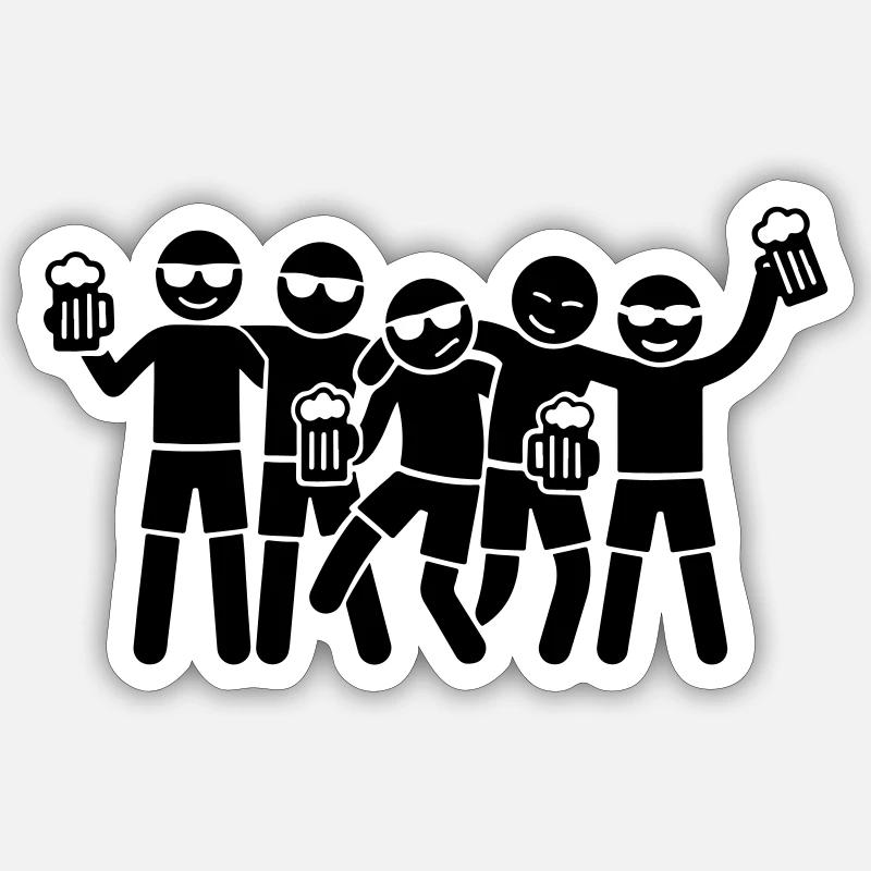 Sticker Größe S (10 x 10 cm) - 