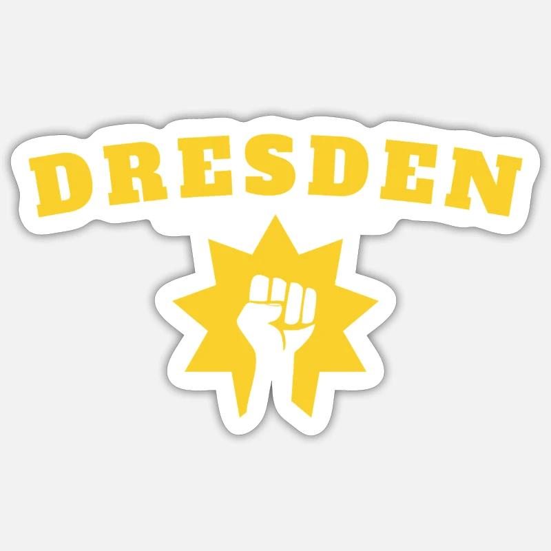 Dresden Sticker size S (10 x 10 cm)