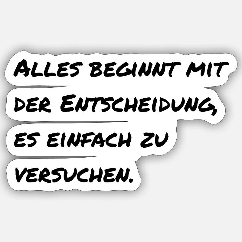 Sticker Größe S (10 x 10 cm) - 