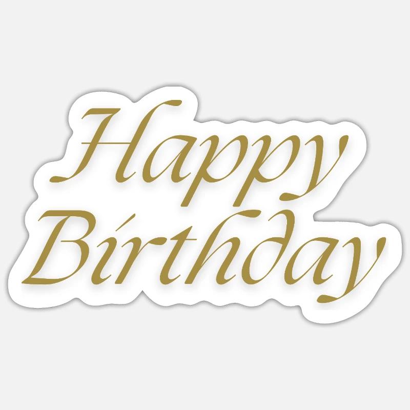 Buon Compleanno Adesivo