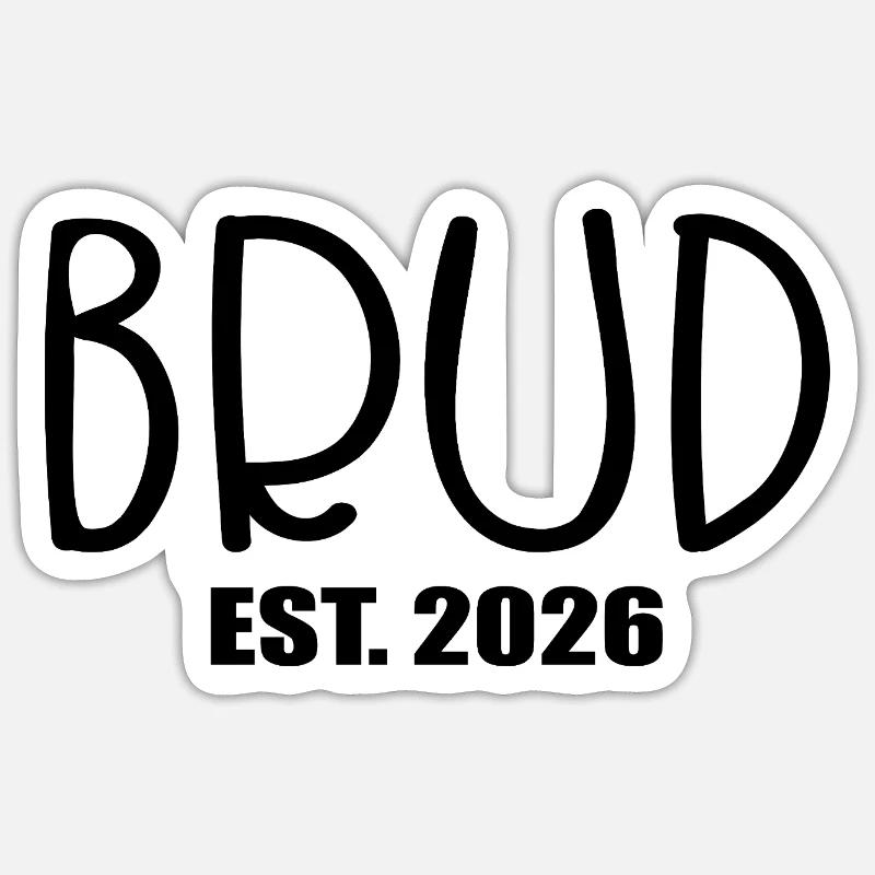 Mariée 2026 - Sticker taille S (10 x 10 cm) - blanc mat