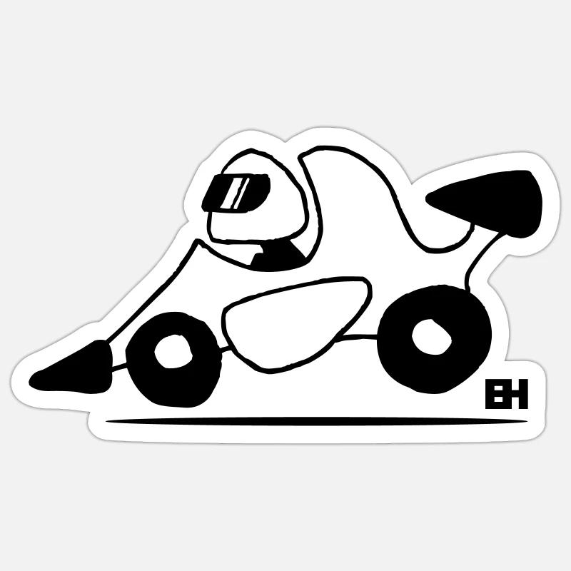 Sticker taille S (10 x 10 cm) - 