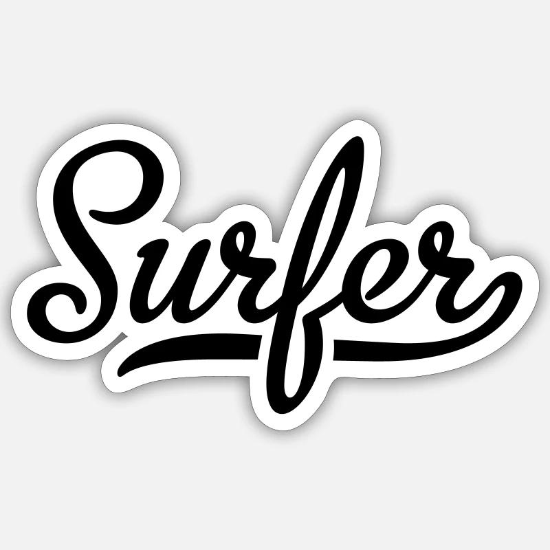 Surfer Sticker size S (10 x 10 cm)