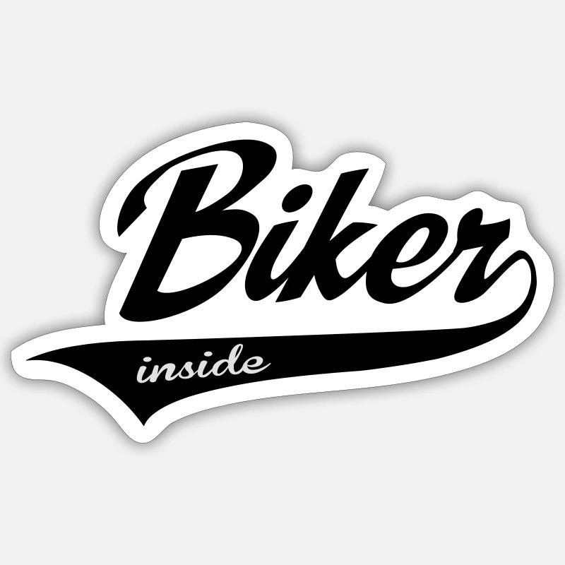 biker Sticker size S (10 x 10 cm)