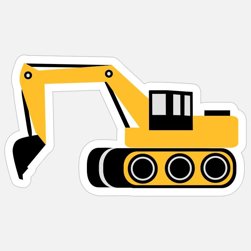 Digger Sticker size S (10 x 10 cm)