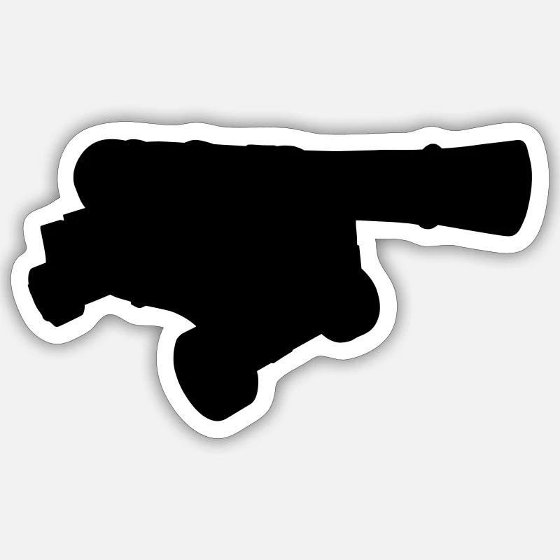 cannon Sticker size S (10 x 10 cm)