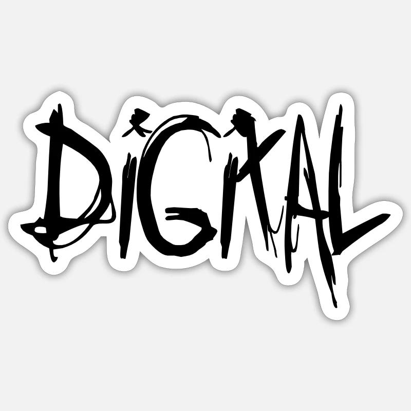 numérique Sticker taille S (10 x 10 cm)