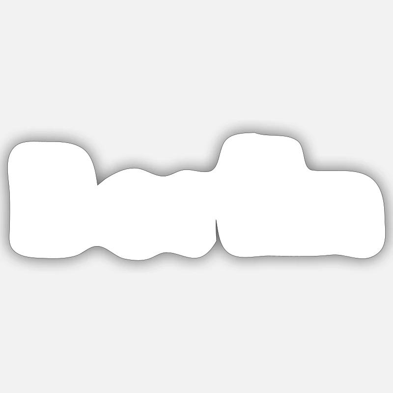 Berlin, Germany - Sticker size S (10 x 10 cm) - white matte