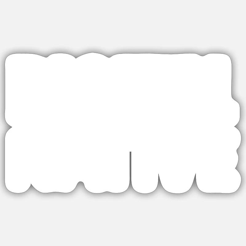 NATIVE NUMÉRIQUE - Sticker taille S (10 x 10 cm) - blanc mat