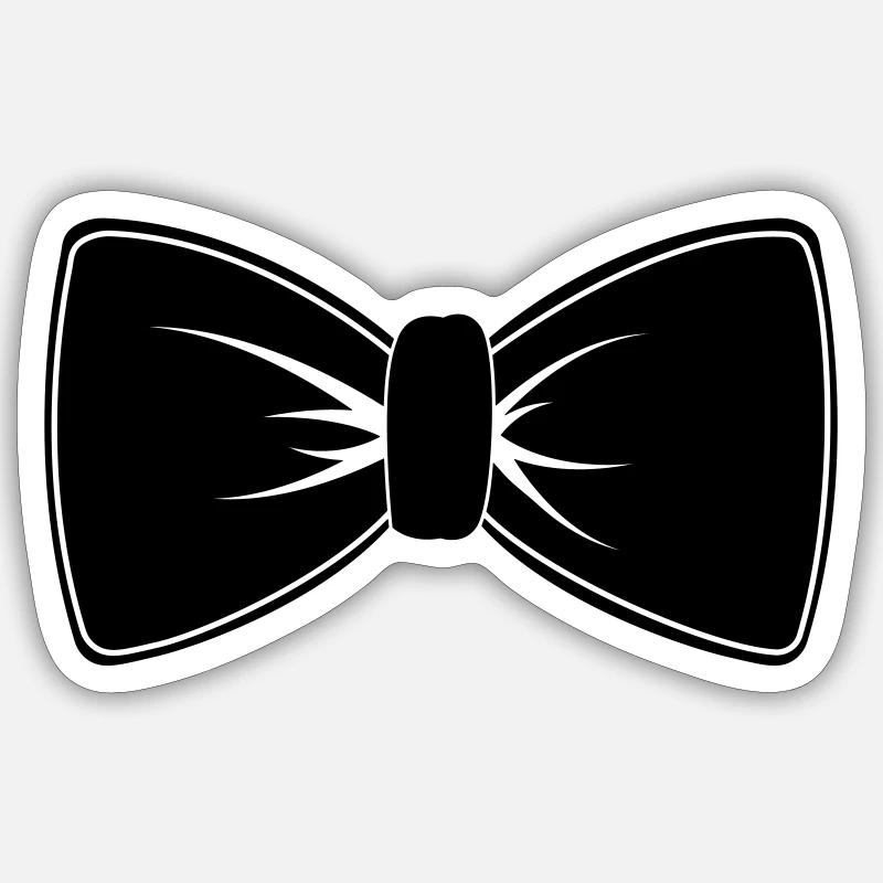 bowtie Sticker size S (10 x 10 cm)