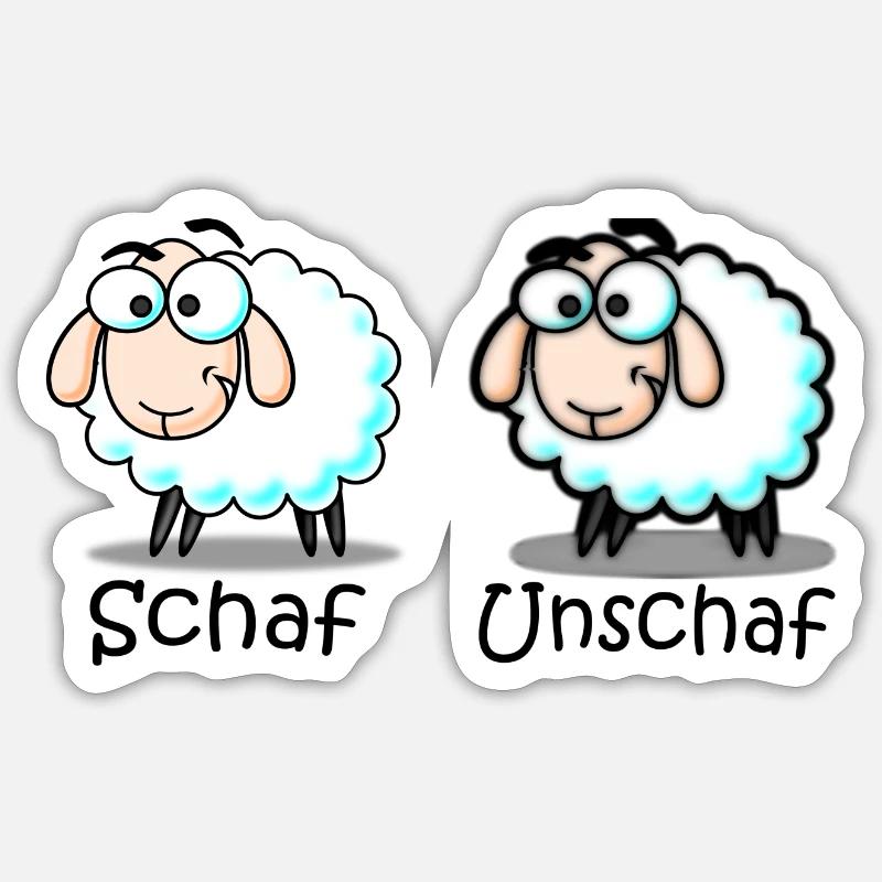 sheep Sticker size S (10 x 10 cm)