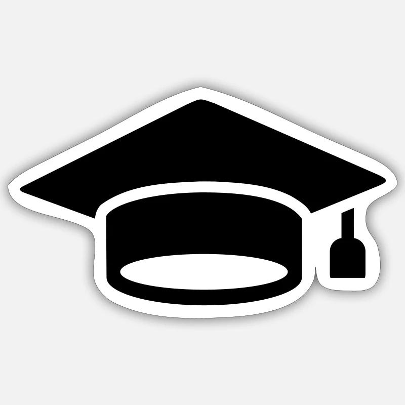 Bonnet doctoral Sticker taille S (10 x 10 cm)