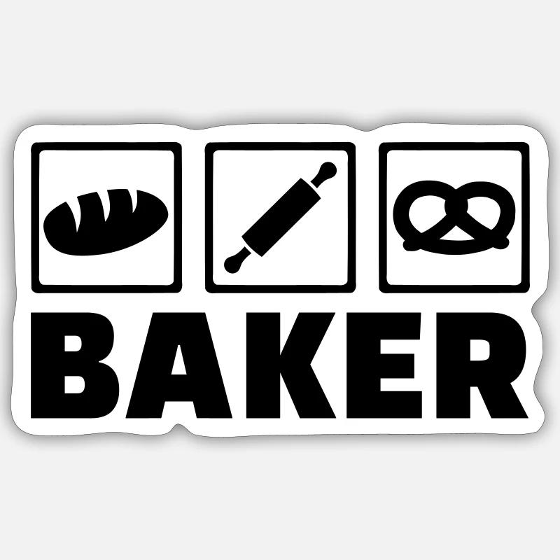 Baker Sticker size S (10 x 10 cm)