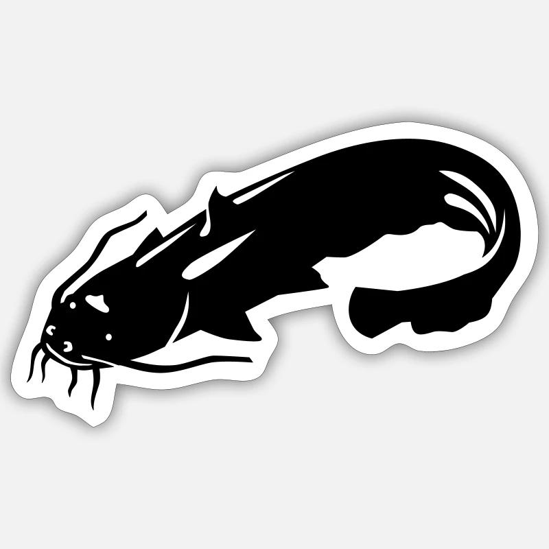 Catfish Sticker size S (10 x 10 cm)