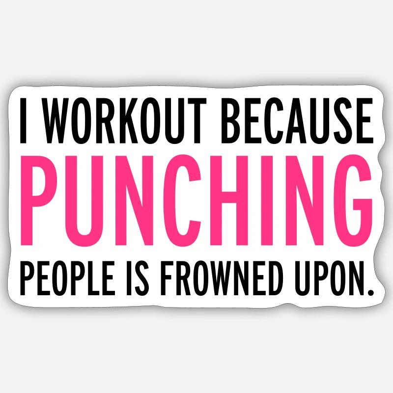 Workout Sticker size S (10 x 10 cm)