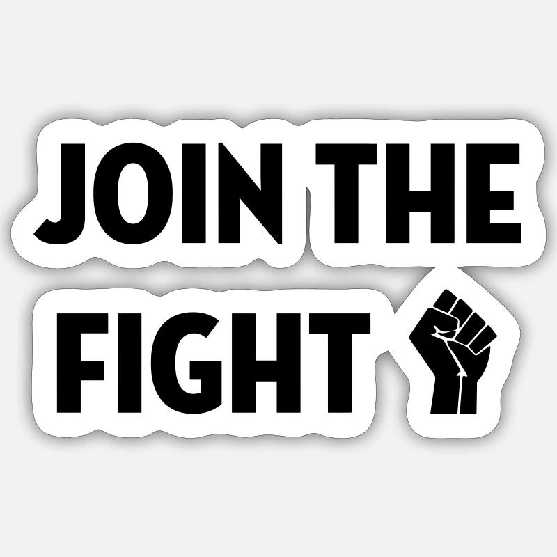 revolution / paix / peuple / voyage / écolo / - Sticker taille S (10 x 10 cm) - blanc mat