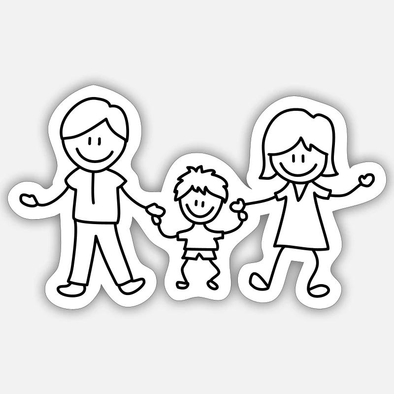 Sticker Größe S (10 x 10 cm) - 