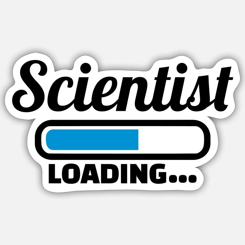 Scientist Sticker size S (10 x 10 cm)