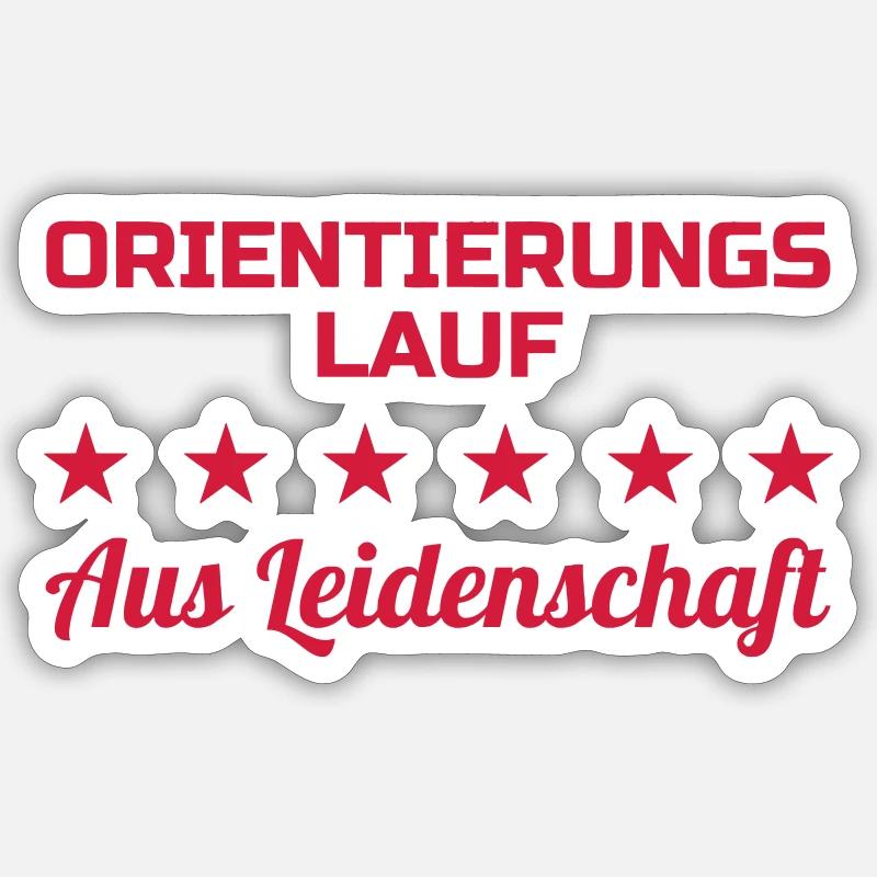 Orienteering / Orienteer / Course d'Orientation - Sticker taille S (10 x 10 cm) - blanc mat