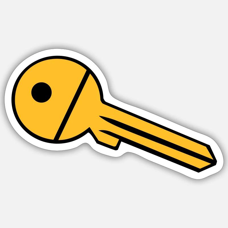 Schlüssel Sticker Größe S (10 x 10 cm)