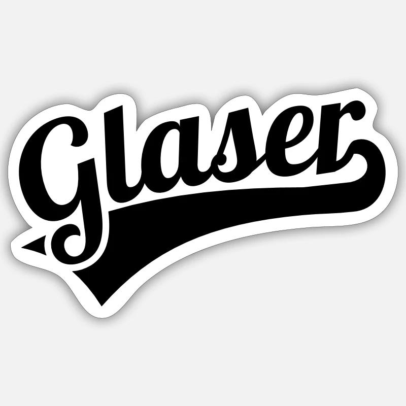 Glaser Sticker Größe S (10 x 10 cm)
