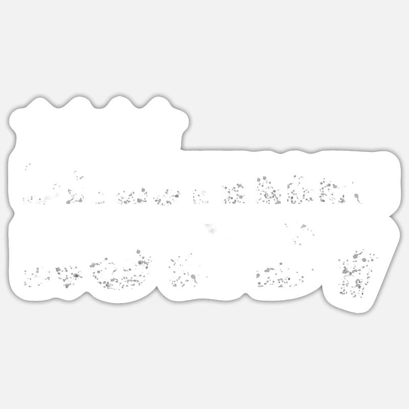 4-Sterne Baustellen Rowdy - Sticker Größe S (10 x 10 cm) - Mattweiß