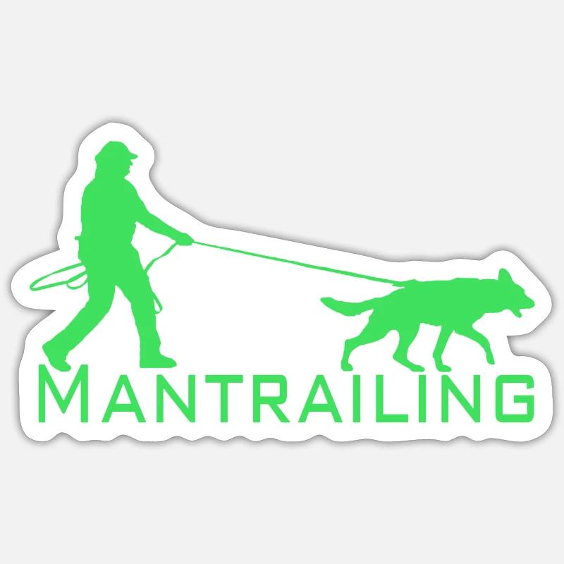 Mantrailing Sticker taille S (10 x 10 cm)