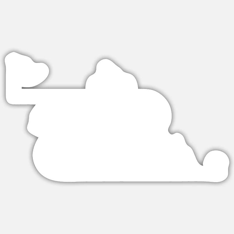 Cyclisme Sticker taille S (10 x 10 cm)