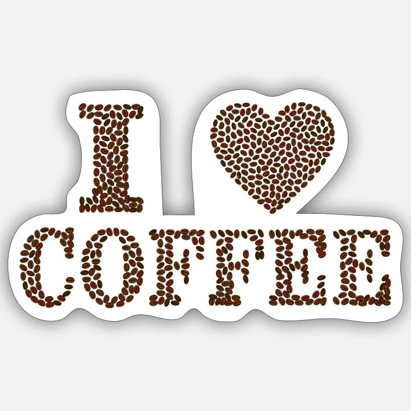 Coffee Sticker Größe S (10 x 10 cm)