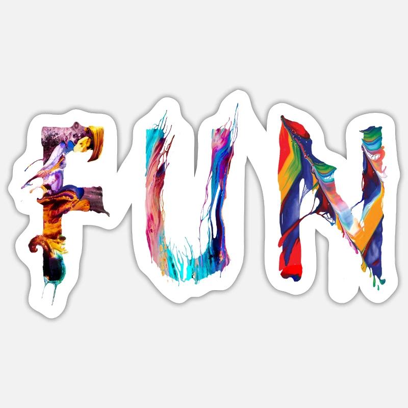 fun Sticker size S (10 x 10 cm)