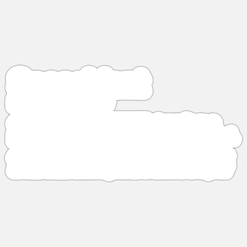 Snaccident - Snackunfall - Sticker Größe S (10 x 10 cm) - Mattweiß