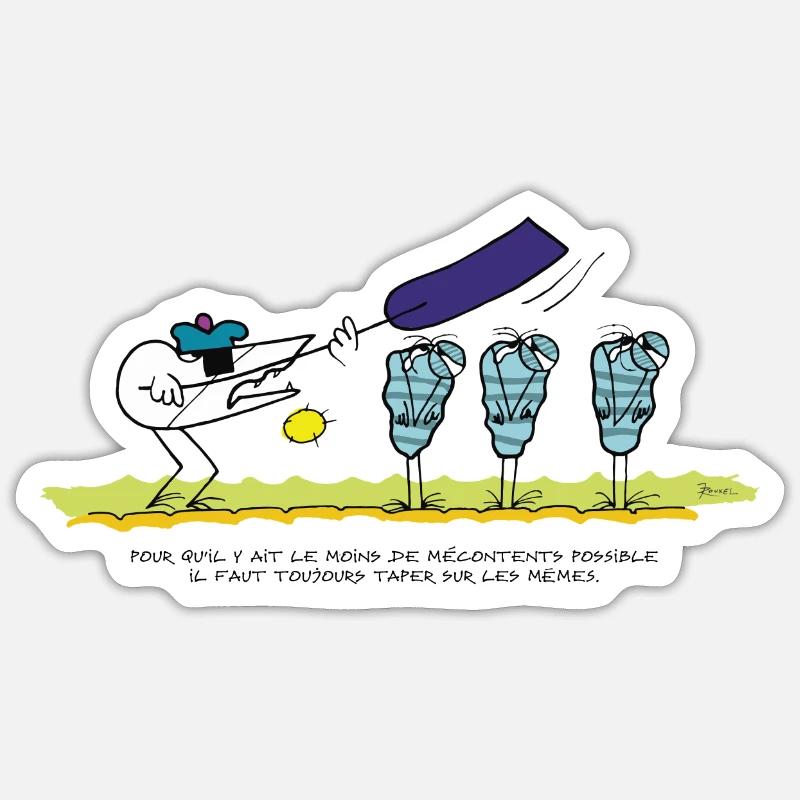 Devise du Marin Shadoks Sticker taille S (10 x 10 cm)