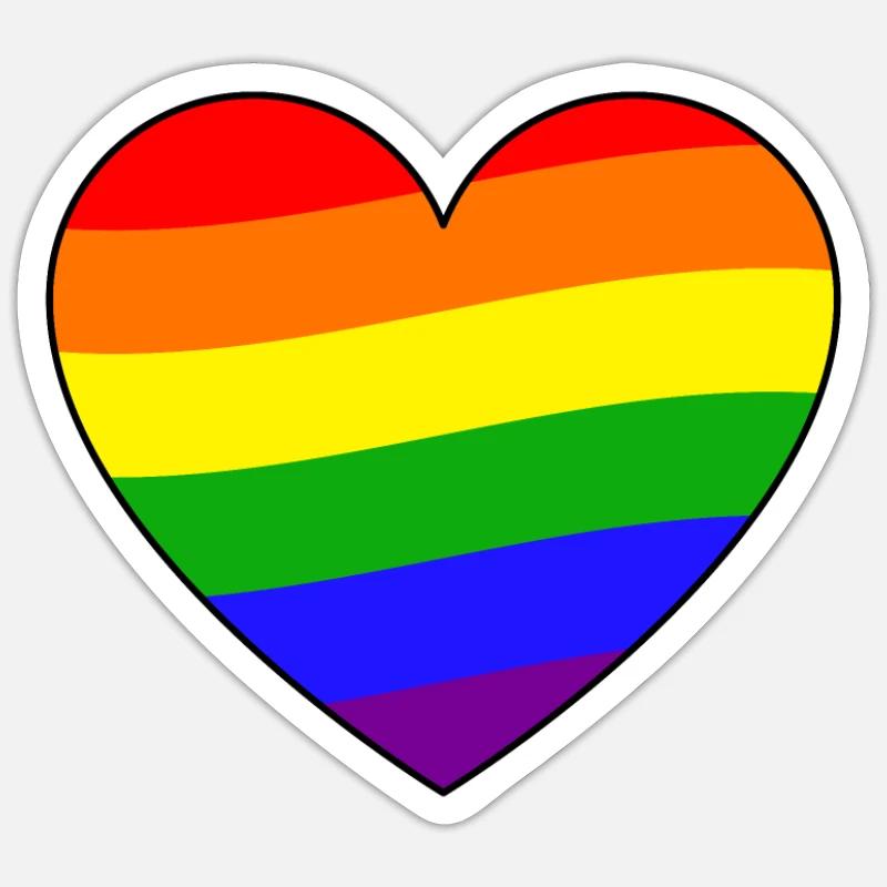 Pride - Sticker size S (10 x 10 cm) - white matte