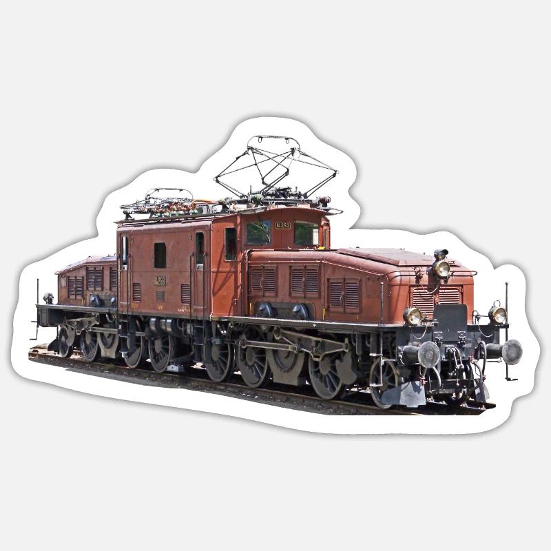 SBB Krokodil CE6/8 Sticker Größe S (10 x 10 cm)