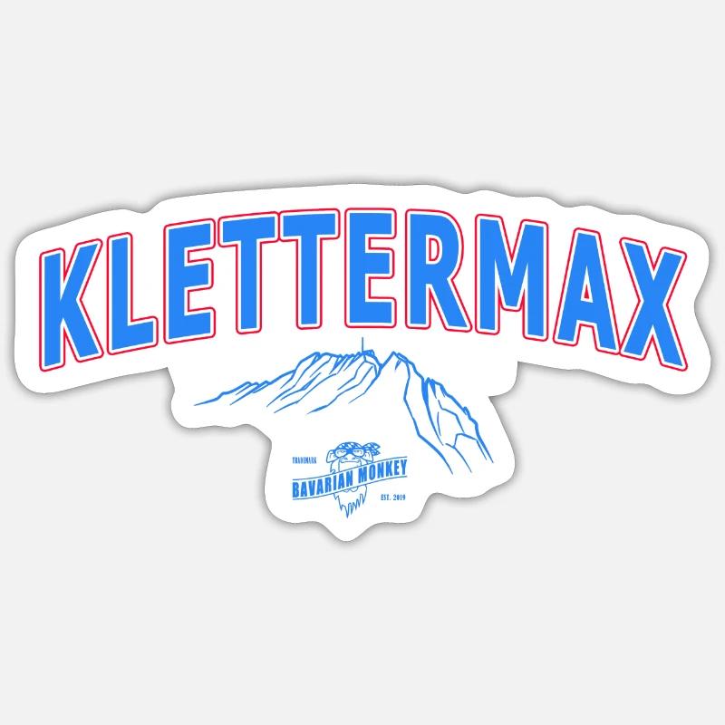 Bavarian Monkey climbing max Sticker size S (10 x 10 cm)