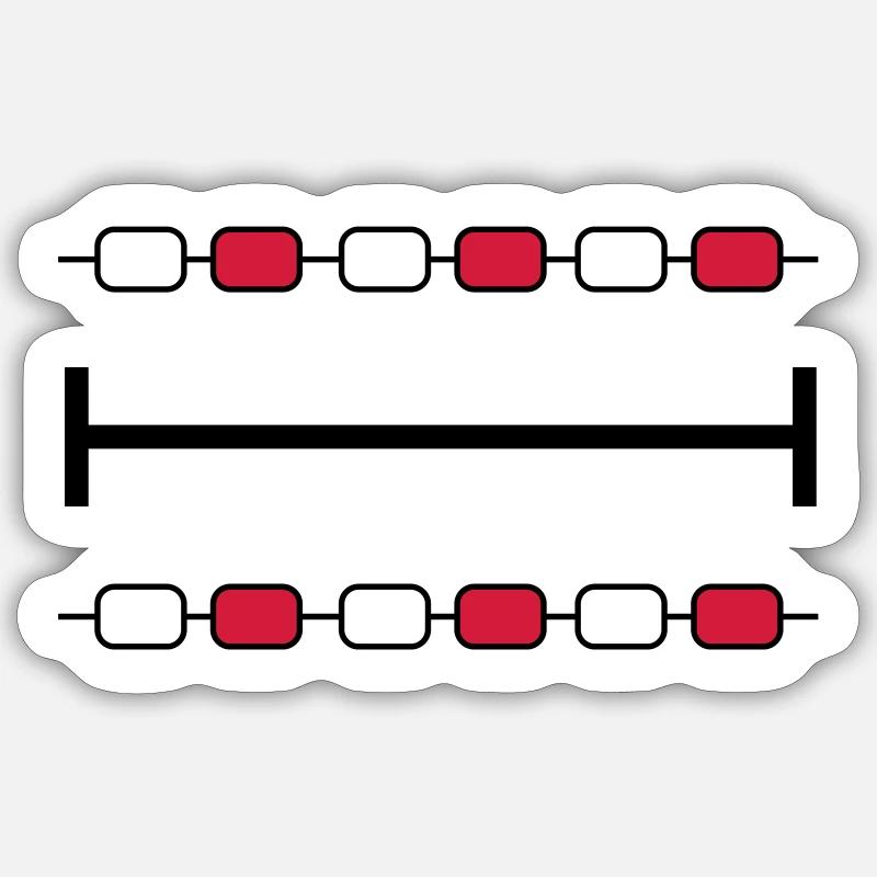 Pool-Lane Sticker Größe S (10 x 10 cm)