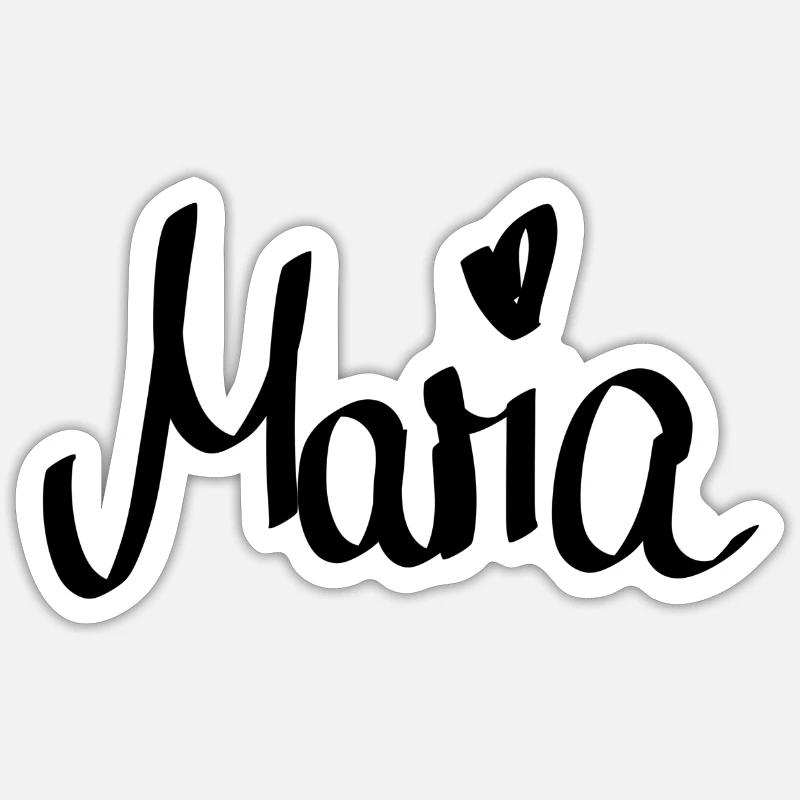 Maria Sticker size S (10 x 10 cm)