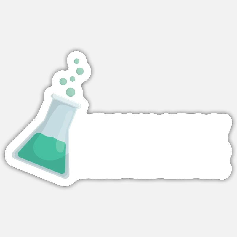 Chemist | Science & Funny Sticker Größe S (10 x 10 cm)