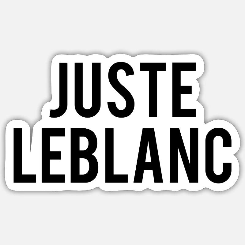 JUSTE LEBLANC- LE DINER DE CONS Sticker taille S (10 x 10 cm)