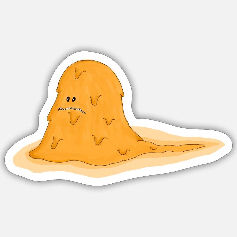 Schleim Sticker Größe S (10 x 10 cm)