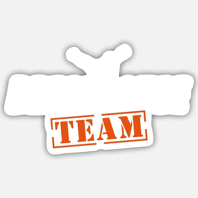 breakdance team - Sticker size S (10 x 10 cm) - white matte