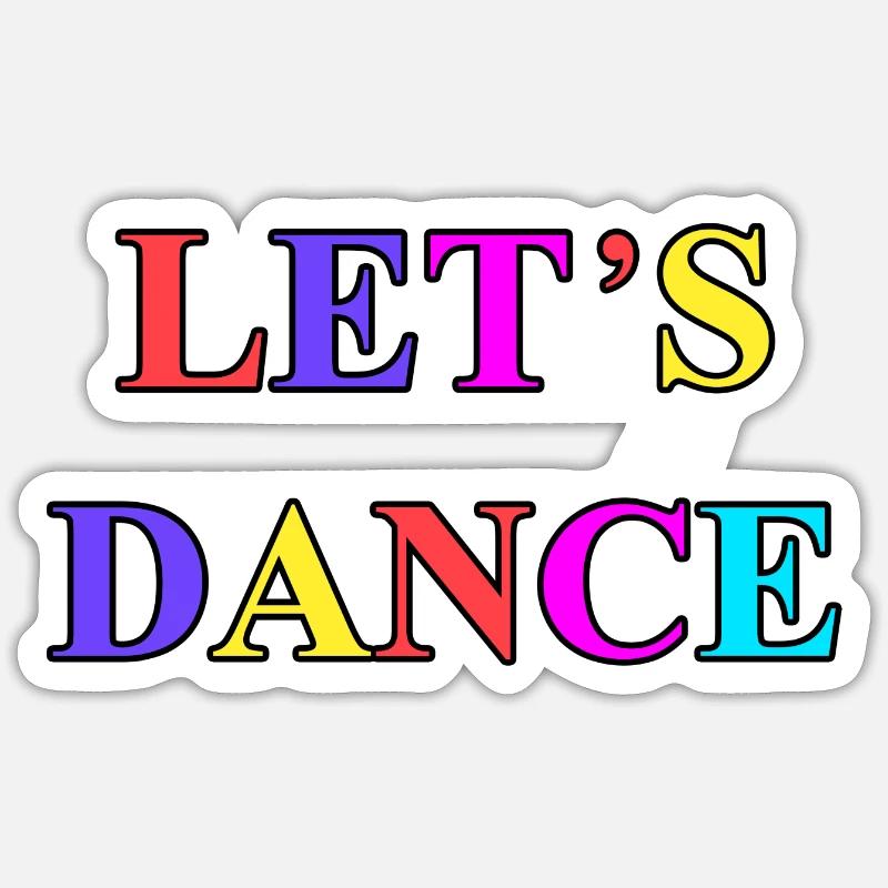 Dansons 1984 Sticker taille S (10 x 10 cm)