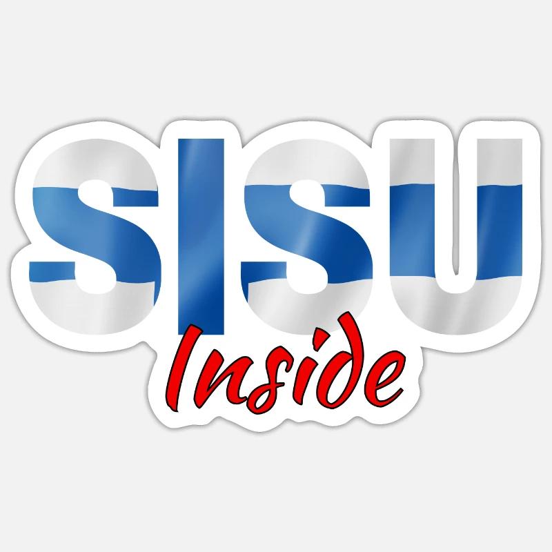 Sisu Inside Sticker size S (10 x 10 cm)