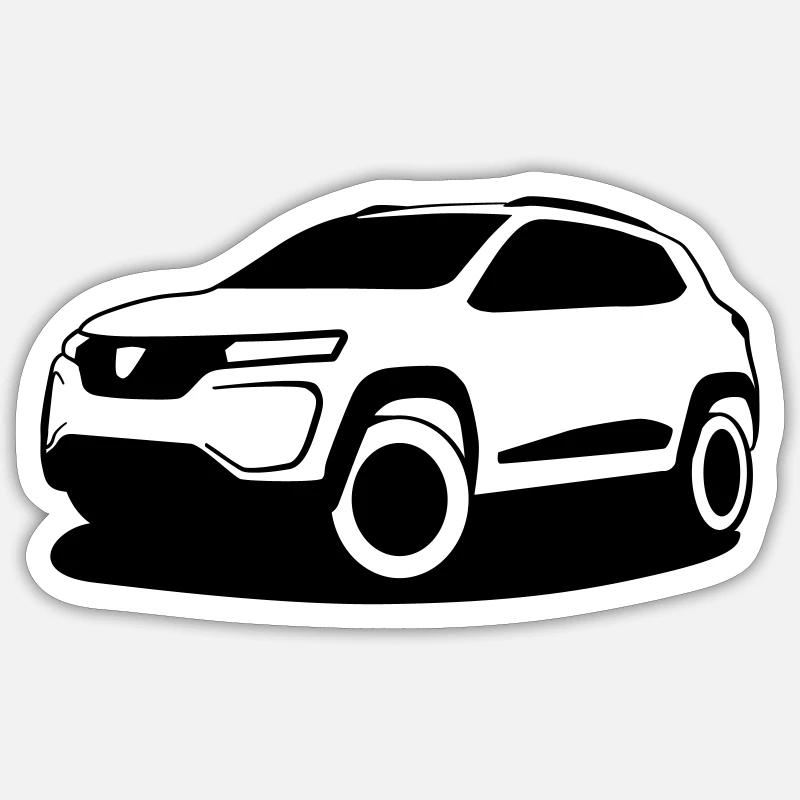 spring - Sticker size S (10 x 10 cm) - white matte