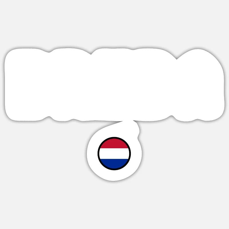 BREDA - Sticker taille S (10 x 10 cm) - blanc mat