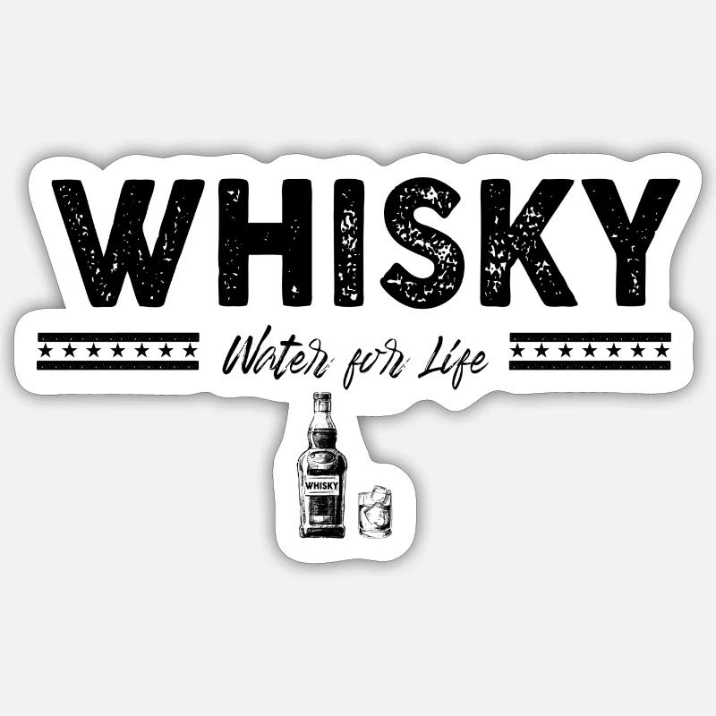 Whiskey Sticker Größe S (10 x 10 cm)
