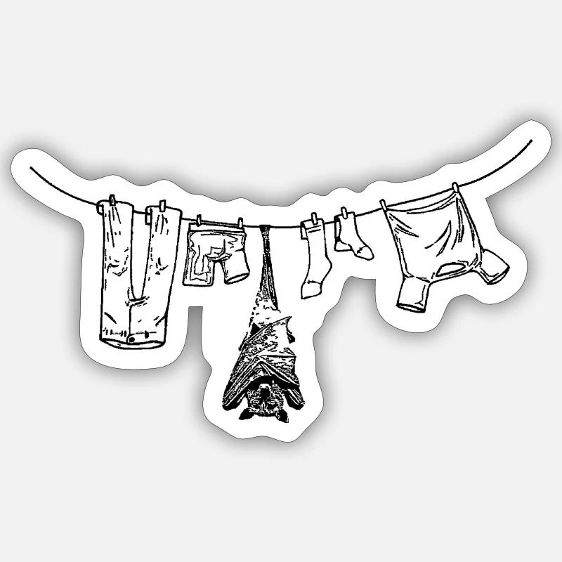 Fledermaus Sticker Größe S (10 x 10 cm)